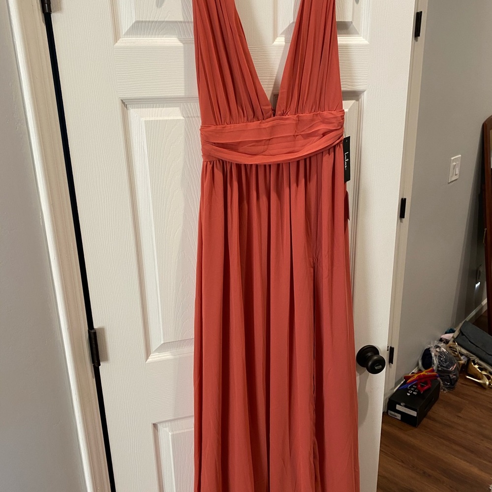 Lulu’s heavenly hues maxi dress.